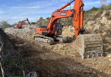 Avance de excavación y maquinaria